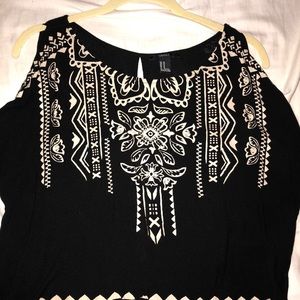 Forever 21 open sleeve top